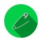 Tailor Safety Pin Icon