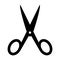 Tailor scissors for cutting fabric cutting stock illustration