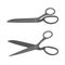 Tailor scissors flat icon.