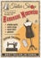 Tailor shop poster