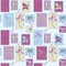 Tailor tiled seamless pattern with symbols of needlework