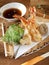 tails tiger shrimp tempura, asian food