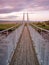 Tain Suspension footbridge. Scotland