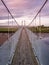 Tain Suspension footbridge. Scotland