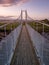 Tain Suspension footbridge. Scotland