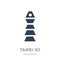 taipei 101 icon in trendy design style. taipei 101 icon isolated on white background. taipei 101 vector icon simple and modern