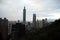 Taipei skyline from elephant mountain