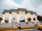 Taipei, Taiwan - May 13, 2019: Arch in front of the Liberty Square Freedom Square Main Entrance gate with tourist visiting