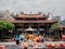 TAIPEI, TAIWAN - MAY 14 ,2019: Longshan temple is the popular place in Taiwan, People pray in Longshan Buddhist temple in Taipei