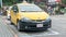 Taipei, Taiwan- October 19, 2018: Taxi service car stop and wait