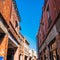 Taiwan, Bopiliao historical block, Ancient building with blue sky backgr