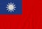Taiwan grunge flag