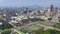 TAIWAN, TAIPEI - MAY, 2023: Aerial drone view of National Chiang Kai shek Memorial Hall in Taipei downtown, Memorial