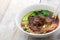 Taiwanese beef noodle soup