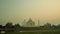 Taj Mahal Agra India timelapse sunset.