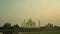 Taj Mahal Agra India timelapse sunset.