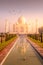 Taj Mahal Agra at sunrise