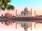 Taj Mahal beautiful scenery, India, Uttar Pradesh, Agra