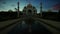 Taj Mahal beautiful timelapse surise, camera fly