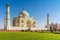 Taj Mahal, Blue sky, Travel to India