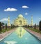 Taj Mahal - famous mausoleum in India
