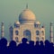 Taj Mahal India Seven Wonders Famous Place Concept