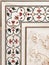 Taj Mahal and its marble inlay art