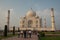 The Taj Mahal main building in Agra.