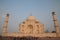 The Taj Mahal main building in Agra.