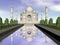 Taj Mahal mausoleum, Agra, India - 3D render