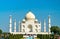 The Taj Mahal, the most famous monument of India. Agra - Uttar Pradesh