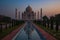 The Taj Mahal reflection in water