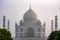 Taj Mahal scenic view in Agra, India.