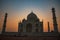 The Taj Mahal Silhouette