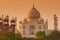 Taj Mahal at sunrise, Agra, Uttar Pradesh, India.