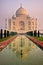 Taj Mahal at sunrise, Agra, Uttar Pradesh, India.