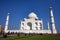 Taj Mahal white palace in Agra