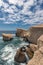 Tajao landscape, volcanic coastline in south Tenerife island.