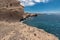 Tajao landscape, volcanic coastline in south Tenerife island.