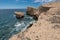 Tajao landscape, volcanic coastline in south Tenerife island.