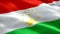 Tajik flag Closeup 1080p Full HD 1920X1080 footage video waving in wind. National Dushanbeâ€Ž 3d Tajik flag waving. Sign Tajiki