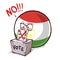 Tajikistan country ball voting no