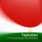 Tajikistan flag background. Blurred pattern in the colors of the tajik flag, business booklet. National banner, poster of