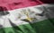 Tajikistan Flag Rumpled Close Up