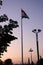 Tajikistan flag on the second tallest in the world flagpole. Central Park of Dushanbe