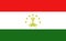 Tajikistan national flag in exact proportions - Vector