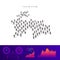 Tajikistan people map. Detailed vector silhouette. Mixed crowd of men and women. Population infographic elements