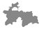 Tajikistan State Map Vector silhouette