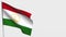 Tajikistan waving flag animation on flagpole.