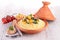 Tajine with vegetarian couscous